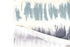 Mauve Sage and Gray on Cream Tie Dye Stripe Brushed Sweater Knit Fabric Remnant 3/4 yard